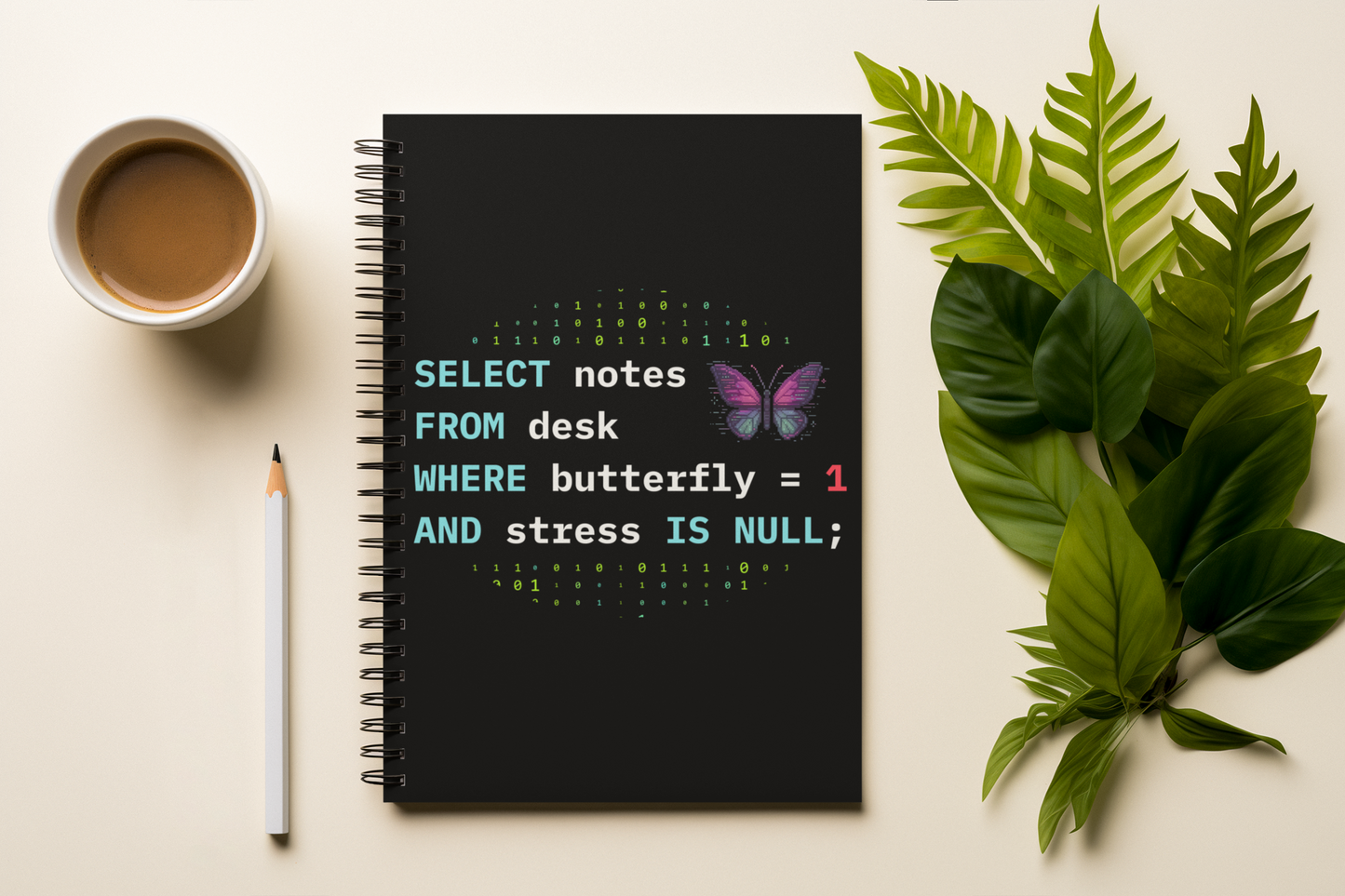 Stress-free SQL Programmer Query – Spiral Notebook