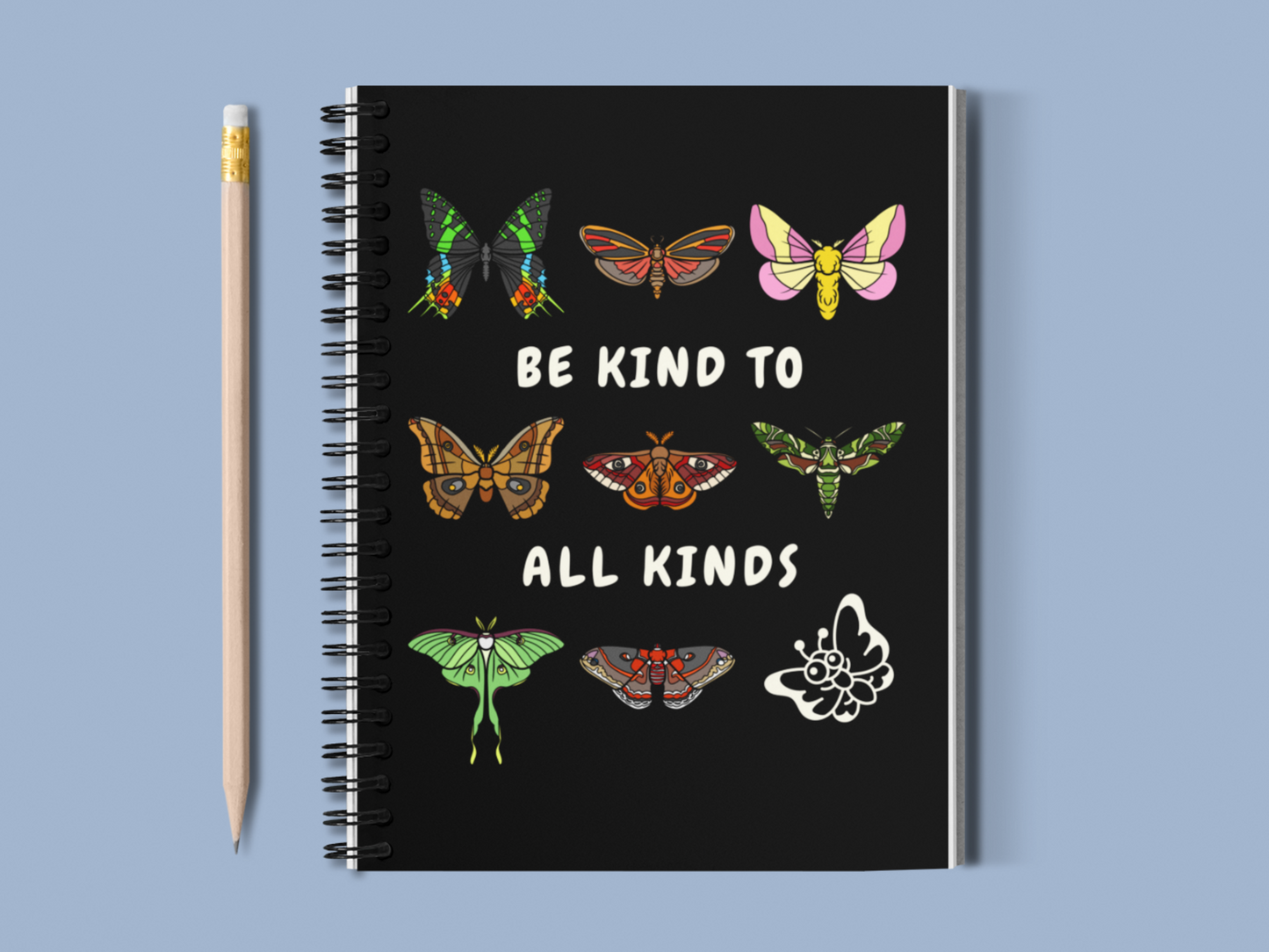 Be Kind to All Kinds – Spiral Notebook