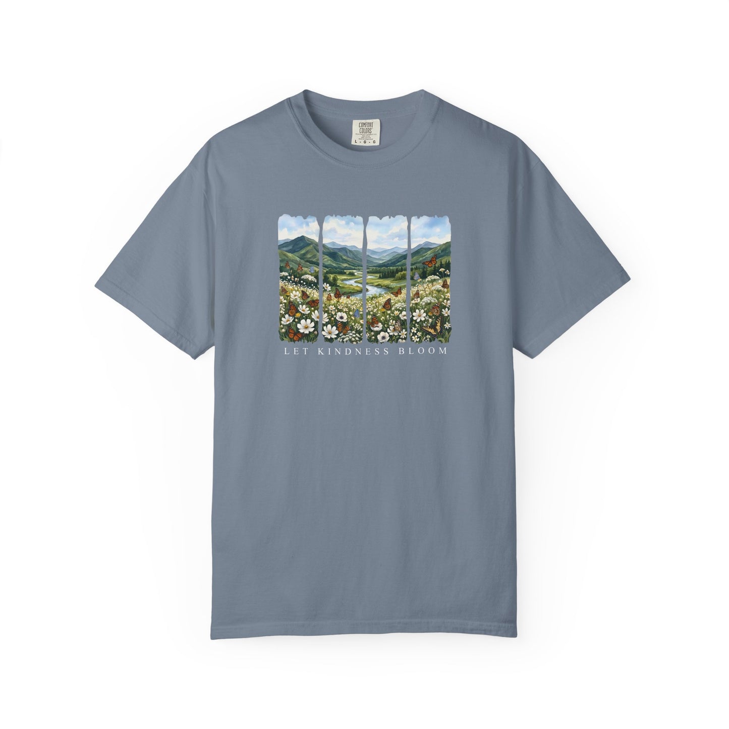 Let Kindness Bloom Butterfly — Butterfly Floral T-Shirt