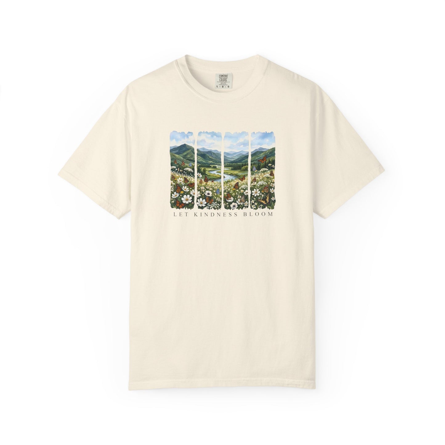 Let Kindness Bloom Butterfly — Butterfly Floral T-Shirt