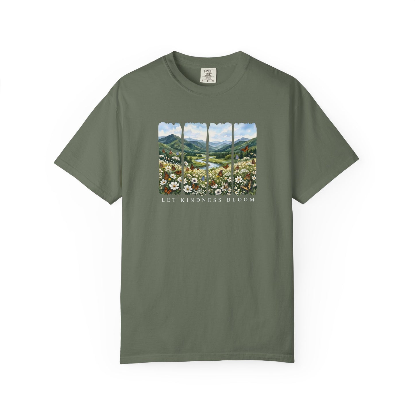 Let Kindness Bloom Butterfly — Butterfly Floral T-Shirt