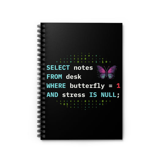 Stress-free SQL Programmer Query – Spiral Notebook