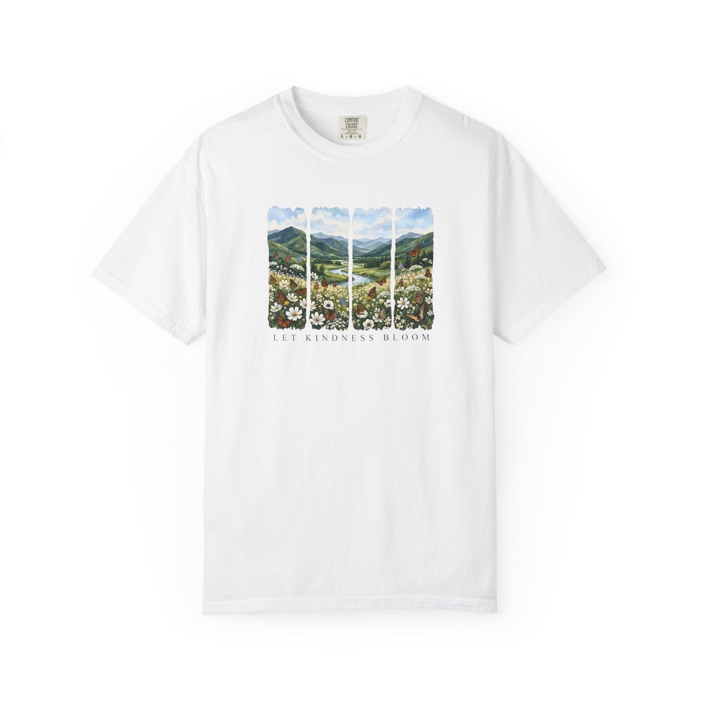 Let Kindness Bloom Butterfly — Butterfly Floral T-Shirt