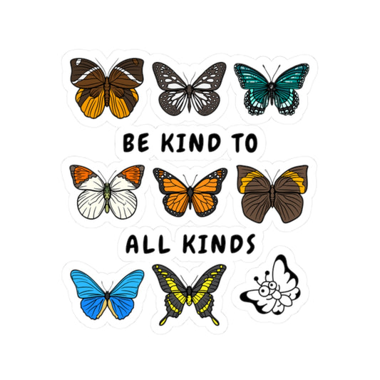 Be Kind to All Kinds – Vinyl Stickers