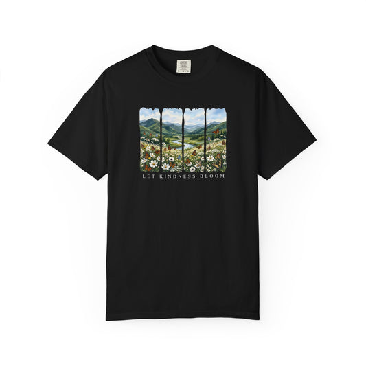 Let Kindness Bloom Butterfly — Butterfly Floral T-Shirt