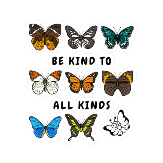 Be Kind to All Kinds – Vinyl Stickers