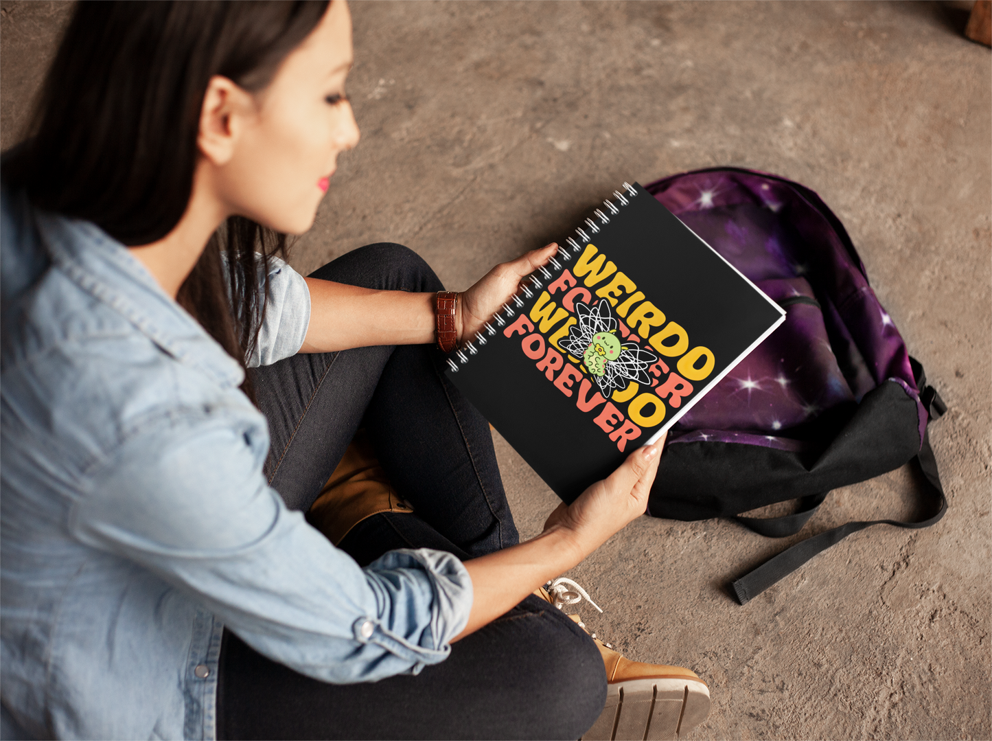 Weirdo Forever – Spiral Notebook
